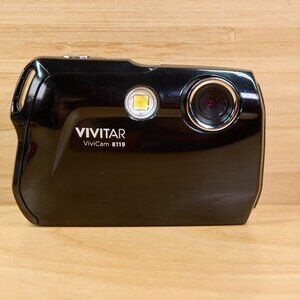 Vivitar ViviCam V8119 8.1 MP Digital Camera, Black